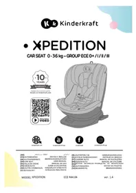 Notice Kinderkraft XPEDITION Kindersitz