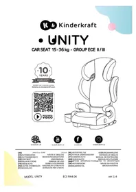 Notice Kinderkraft UNITY Kindersitz