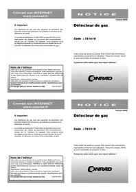 Notice Cordes CC-3000 Détecteur de fumée