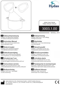 Notice Hydas 3003.1.00 Inhalateur