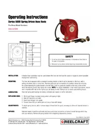 Notice Reelcraft 5650 OLP Tuyau d'arrosage