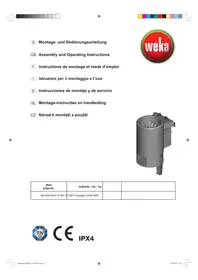 Notice Weka KOMPAKT 3 6 KW INST Sauna