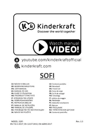 Notice Kindercraft SOFI Lit bébé