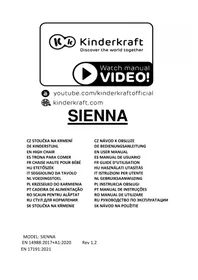 Notice Kindercraft SIENNA Stuhl