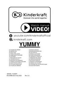 Notice Kindercraft YUMMY Silla