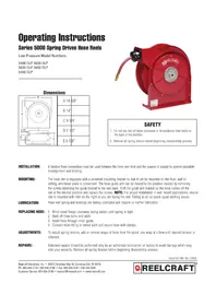 Notice Reelcraft 5450 OLP Tuyau d'arrosage