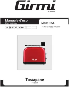 Notice GIRMI TP56 Toaster