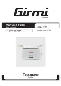 Notice GIRMI TP91 Toaster
