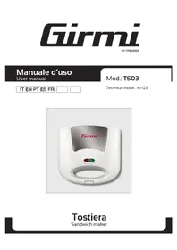 Notice GIRMI TS03 Torradeira