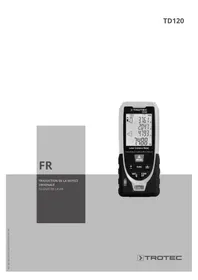 Notice TROTEC TD120 Télémètre