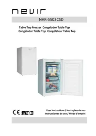 Notice NEVIR NVR-5502CSD Congélateur