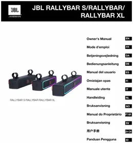 Notice JBL RALLYBAR S Barre de son