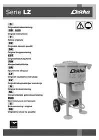 Notice Lescha LZ 140 Mélangeur de ciment