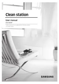 Notice SAMSUNG VCA-SAE901 Aspirateur
