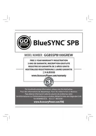 Notice GOgroove BLUESYNC SPB GGBSSPB100GREW Haut-parleur