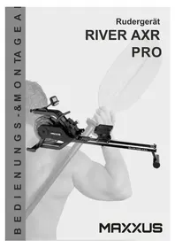 Notice Maxxus RIVER AXR PRO Rameur