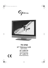 Notice Opera LCD3762 Fernseher