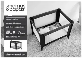 Notice MAMAS & PAPAS CLASSIC TRAVEL COT Lit bébé