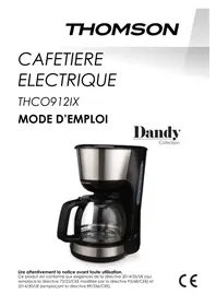 Notice THOMSON THCO912IX Cafetière