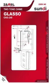 Notice ZAMEL GLASSO GNS-248 Sonnette de portes