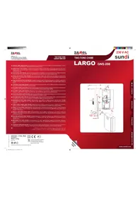 Notice ZAMEL LARGO GNS-208 Sonnette de portes