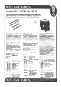 Notice Edsyn FXF 11 Machine de soudure