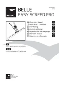 Notice ALTRAD BELLE EASY SCREED PRO Non catégorisé