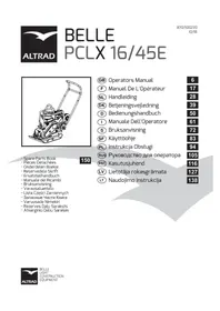 Notice ALTRAD BELLE PCLX 16/45E Plaque vibrante