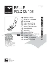 Notice ALTRAD BELLE PCLX 12/40E Plaque vibrante