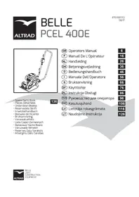 Notice ALTRAD BELLE PCEL 400E Plaque vibrante