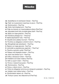 Notice MIELE KFT 7000 Lodówka