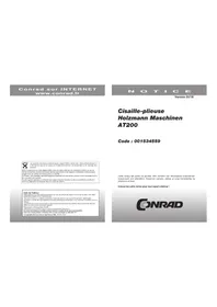 Notice Holzmann AT200 Non catégorisé