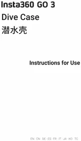 Notice INSTA360 GO 3 Sportscam