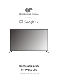CONTINENTAL EDISON CELED65SGUHD23B6 - Télévision