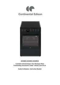 Notice CONTINENTAL EDISON CECV50FCS Cuisinière