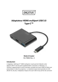 Notice Digitus DA-70855 Autres accessoires informatique