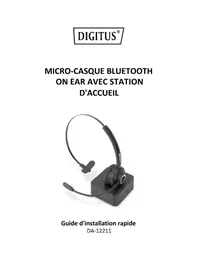 Notice Digitus DA-12211 Casque