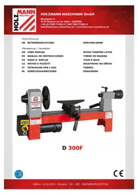 Notice Holzmann D 300F Fraiseuse