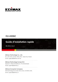 Notice Edimax EU-4306C Carte réseau / adaptateur