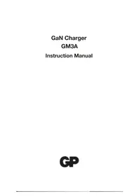 Notice GP GM3A Chargeur de piles