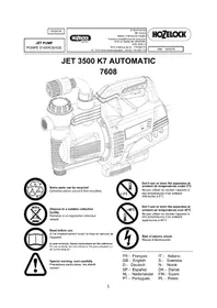 Notice HOZELOCK JET 3500 K7 AUTOMATIC Pompe à eau