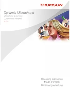 Notice THOMSON M151 Casque audio