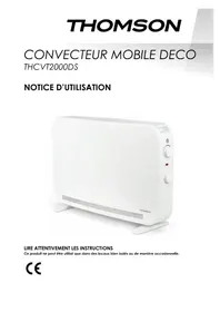 Notice THOMSON THCVT2000DT Heating
