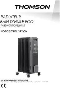 Notice THOMSON THBDH09E Chauffage