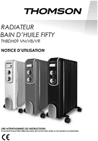 Notice THOMSON THBDH09VB Chauffage