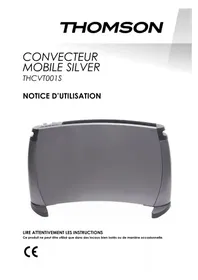 Notice THOMSON THCVT001S Chauffage