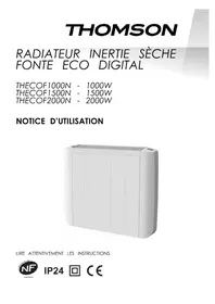 Notice THOMSON THECOF2000N Chauffage