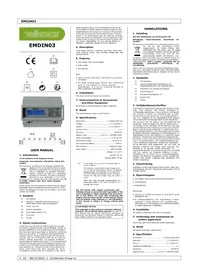 Notice VELLEMAN EMDIN03 Multimètre