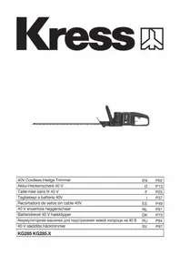 Notice KRESS KG285.9 Heggenschaar