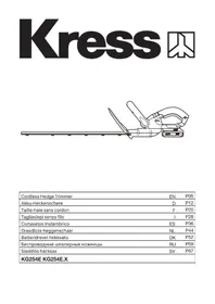 Notice KRESS KG254E.9 Heggenschaar